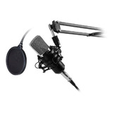 Kit Microfono Striming Condensador De Estudio Philco Kt67