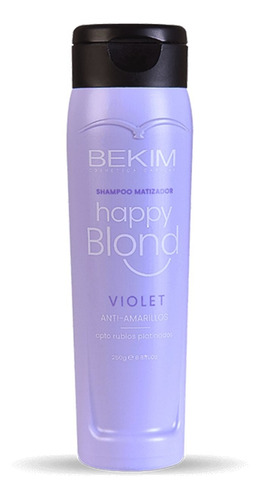 Shampoo Matizador Violeta Happy Blond X 250 G - Bekim