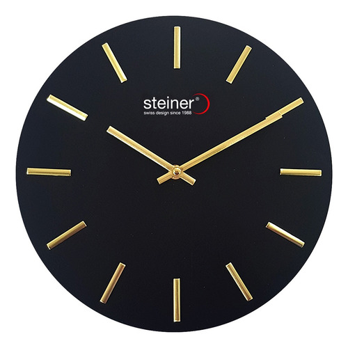 Reloj De Pared Análogo Steiner Números En Relieve 30cm