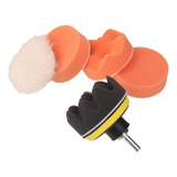 5pcs Pulido Abrillantar Almohadilla Adaptador De Coche