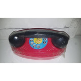 Antigo Brinquedo/telefone Plástico Bolha - Pica-pau - Leia