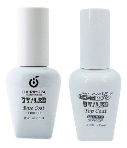 Base Coat Top Coat 15 Ml Cherimoya Preparadores Uñas