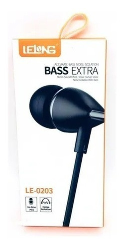 Fone De Ouvido Lelong Bass Extra Le-0203 Atacado