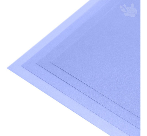 Papel Vegetal Perolizado 180g A4 (azul) 5 Folhas