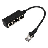 * Adaptador Divisor De Cable Ethernet De Internet 1to3 Lan