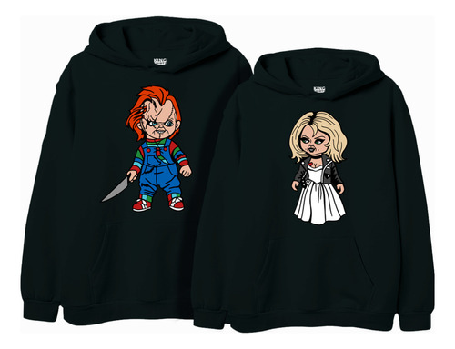 Sudadera Pareja Chucky Terror Novia Pareja Tiffany Regalo E2