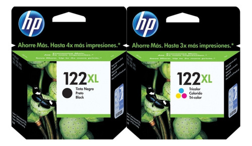 Cartuchos Tinta Hp 122xl Negro Hp 122xl Color Originales