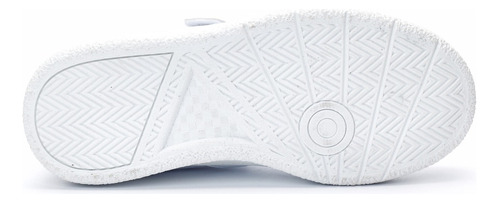 Zapatilla Total Blanca Con Velcro Noa Niñas Atomik Color Total Blanco Diseño De La Tela Liso Talle 31 Ar