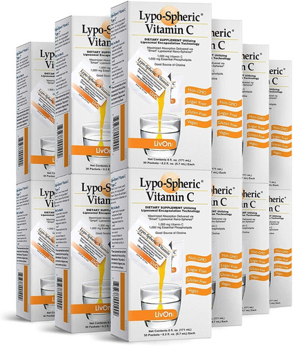 Vitamina C 360 Sobres Lypo Spheri - Unidad a $19300