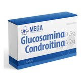 Glucosamina 1,5g + Condroitina 1,2g 60 Sachês Sabor Laranja