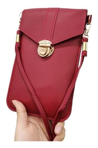 Bolsa Carteira Feminina Transversal Porta Cartão Celular 