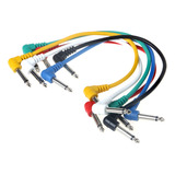 Juego De Cables De Conexión Cables Patch Guitarra De Colores