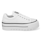 Zapatilla Plataforma Blanca  Mujer 33740 Gotta