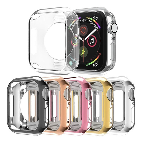 Case Protector Tpu Brillante Apple Watch Serie 4 40mm 44mm