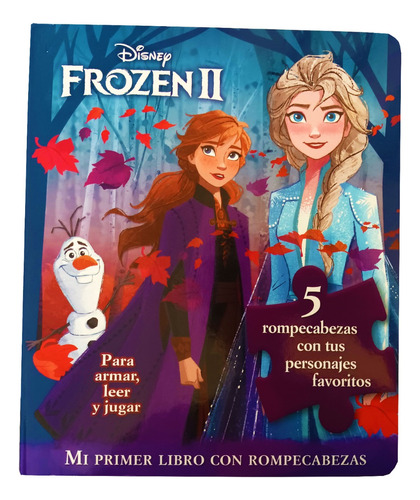 Libro Rompecabezas Con Historias Frozen 2 Para Leer Y Jugar