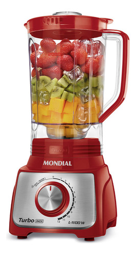 Liquidificador Mondial Turbo Inox 3l L-1100-ri