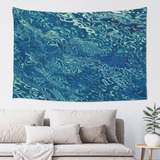 Adanti Beautiful Sea Surface Print Tapestry Decorative Wall.