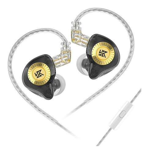 Auriculares In Ear Kz Edx Ultra Dinamico Cable Con Microfono