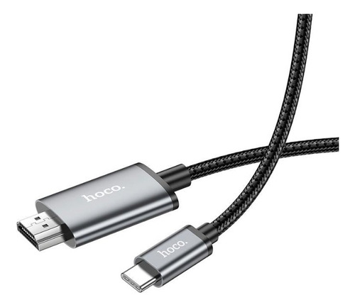 Cable Audio Y Video  Hoco Ua27 Usb-c A Hdmi Hd 2m 4k 