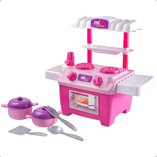 Cozinha Infantil Mini Cooker  Bs Toys Panela Fogão Catalogo