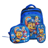 Set De Mochila Lonchera Lapicera Para Niño Con Luz Led Varios Diseños Animados Oferta!!