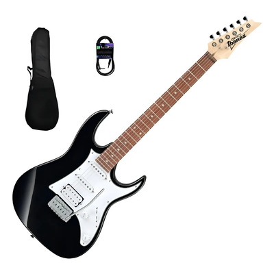 Guitarra Eléctrica Ibanez Gio Rg Negra Grx40-bkn Con Funda Color Black Night Material Del Diapasón Jatoba Orientación De La Mano Diestro | Meses sin interés