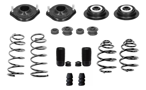 Kit 4 Resortes, Bases, Topes Y Cubrepolvos Chevrolet Chevy