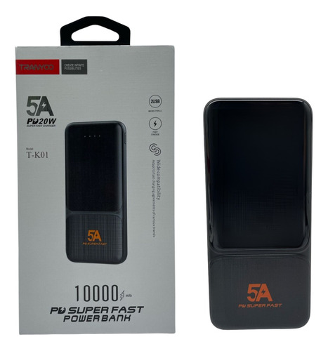 Power Bank Bateria Portatil 10000mah Carga Rapida 20w T-k01