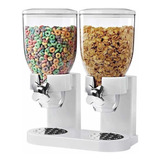 Dispensador De Cereales Doble Contenedor De Almacenamiento 