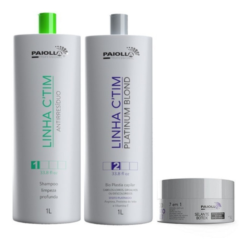 Progressiva Ctim Platinum Blond Paiolla 1l + Btx Violet 150g