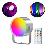 Refletor Holofote Luz Led Rgb Foto Profissional Luxceo Mood2 Estrutura Prateado 110v/220v (bivolt)