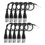 10pcs 20cm Dc Power Bnc Conector Pigtail Cable For Bnc 2024