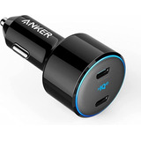 Anker Usb C Car Charger, 50w 2-port Piq 3.0 Fast Charger Ad