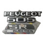 Peugeot 505 Turbo Diesel Juego De Insignias Traseras Peugeot 505