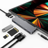 Hub Usb C Puertos Usb C Lector Sd/tf Hdmi Audio