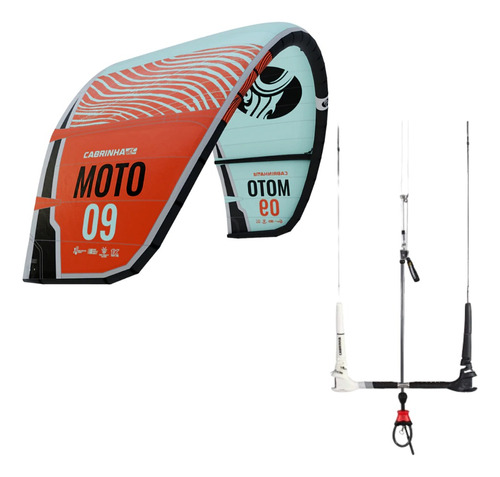 Kite Cabrinha Moto 2022 Combo + Barra + Inflador + Leash