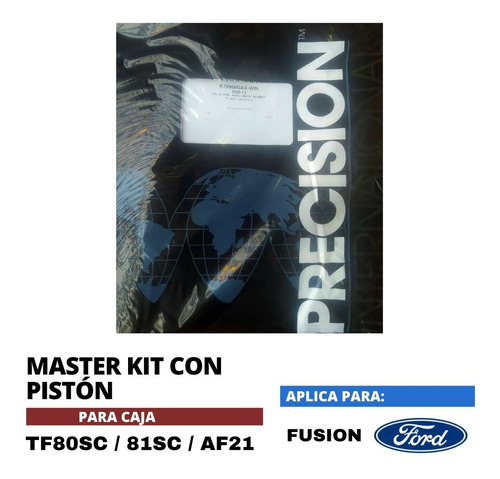 Master Kit Con Piston Tf80sc / Af21 Ford Fusion Foto 2