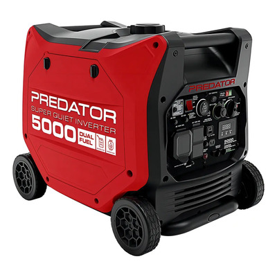 Generador Inverter Monofásico Predator 70143 5kW Dual Propano Gasolina 12h Autonomía | Meses sin interés