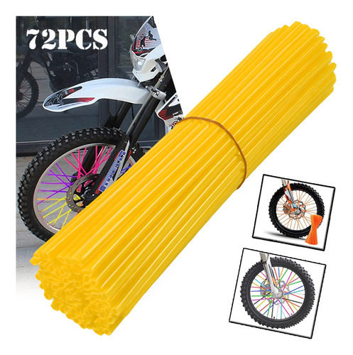 Popotes Cubre Rayos Motocross Spokes Bicicleta De Llantas