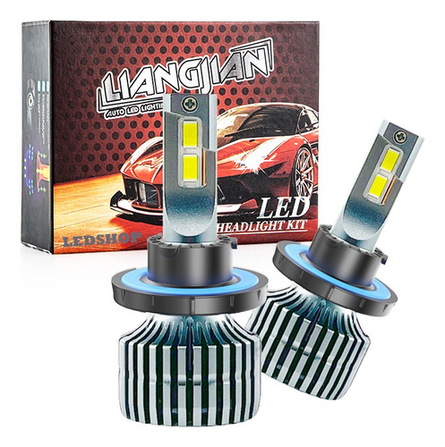 Kit De Faros Luz Led H4 H13 9007 Canbus Auto 36000lm 6500k