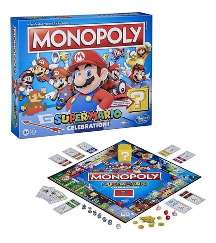 Juego Mario Monopoly Celebration Real Estate Bank C/ Sons