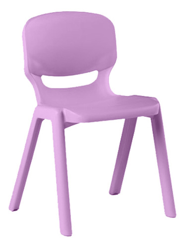 Silla Plastica Infantil 30x32x51cm Morado Bighouse Mimbral