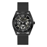 Us - Reloj Multifunción Para Hombre, Color Negro