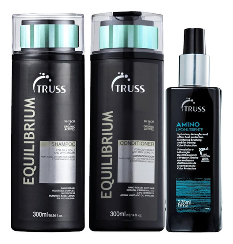 Truss Equilibrium Shampoo E Condicionador 300ml +amino 225ml