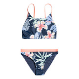 Bikini Roxy Summer Good Wave Mood Indigo (8-12 Años) Niña