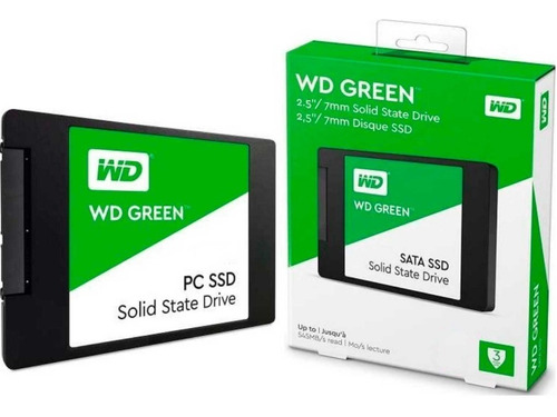 Disco Sólido Interno Western Digital Wd Green 480gb Verde