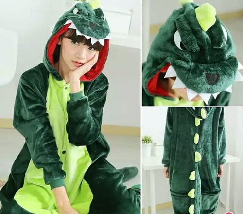 Pijama Mameluco Kigurumi Stich Dinosaurio Unicornio Sonic 