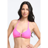 Bikini Triangulo Argolla Central Fucsia