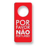 Placa Aviso De Maçaneta Porta Por Favor Não Perturbe 