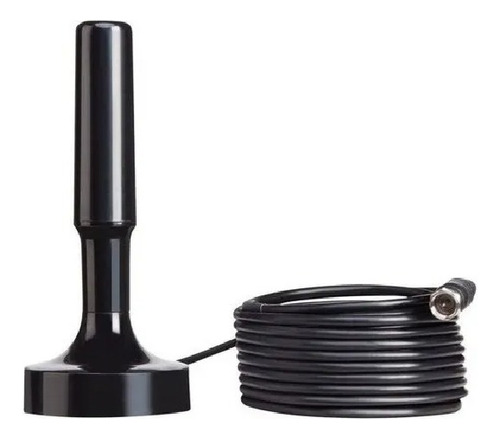 Antena Tv Digital Hd Coaxial Con Iman Cable 5m Nacional